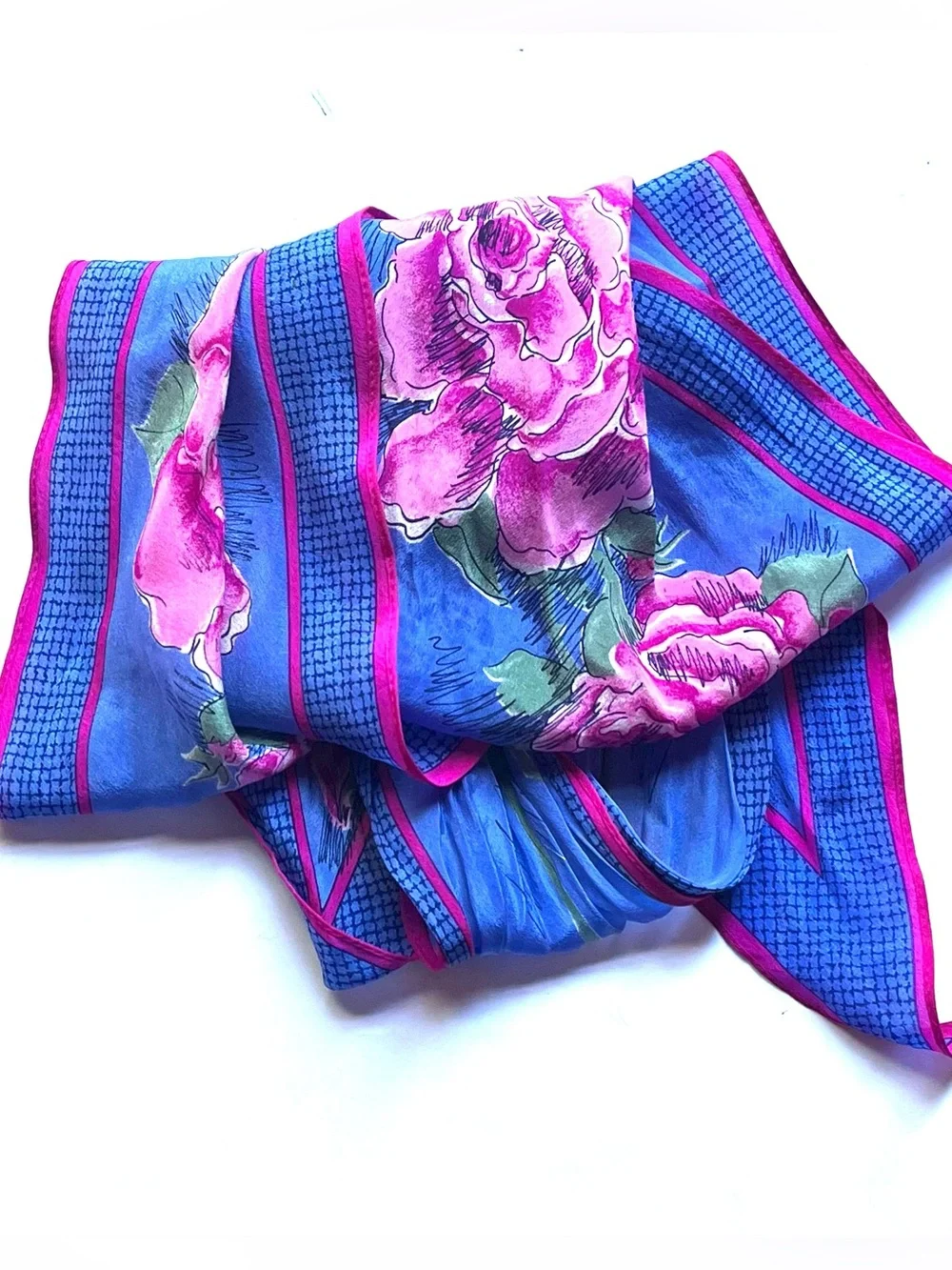 Vera Vintage Floral Scarf